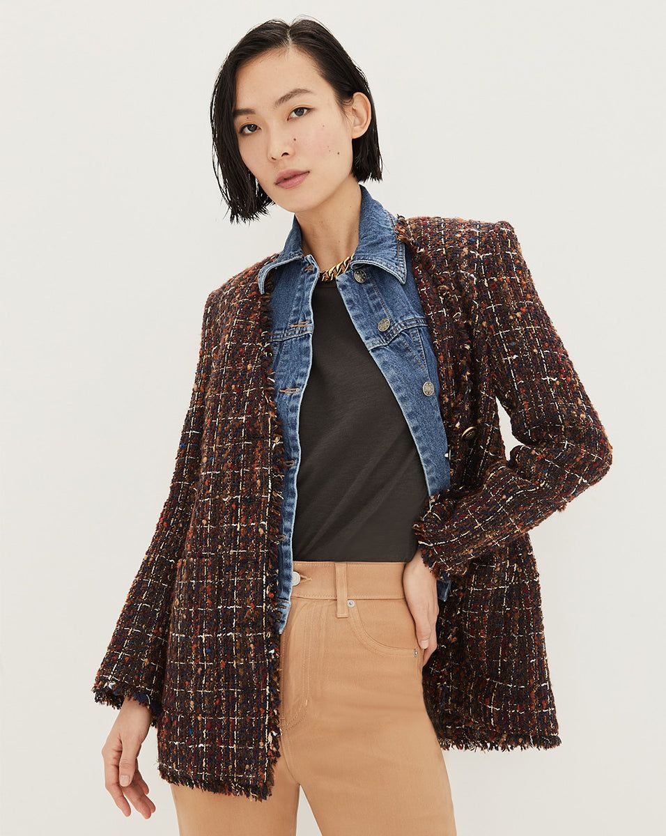 Doris Tweed Dickey Jacket sold by Veronica Beard product image thumbnail 5