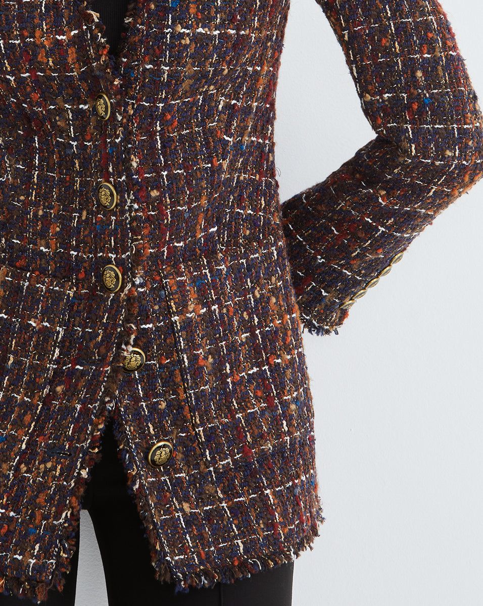 Doris Tweed Dickey Jacket sold by Veronica Beard product image thumbnail 3