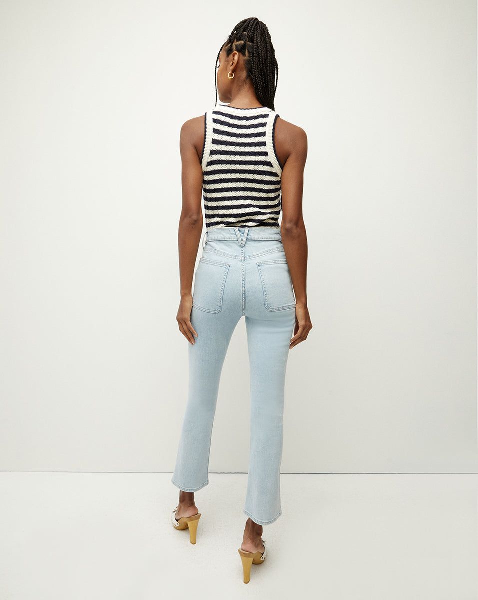 Carly Kick-Flare Jean | Patch Pockets sold by Veronica Beard product image thumbnail 5