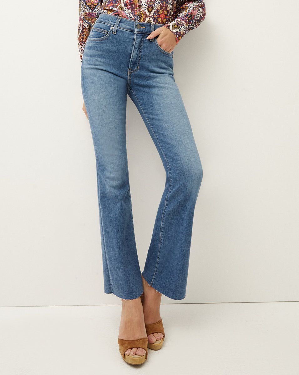 Leena Bootcut Jean | Raw Hem sold by Veronica Beard product image thumbnail 2