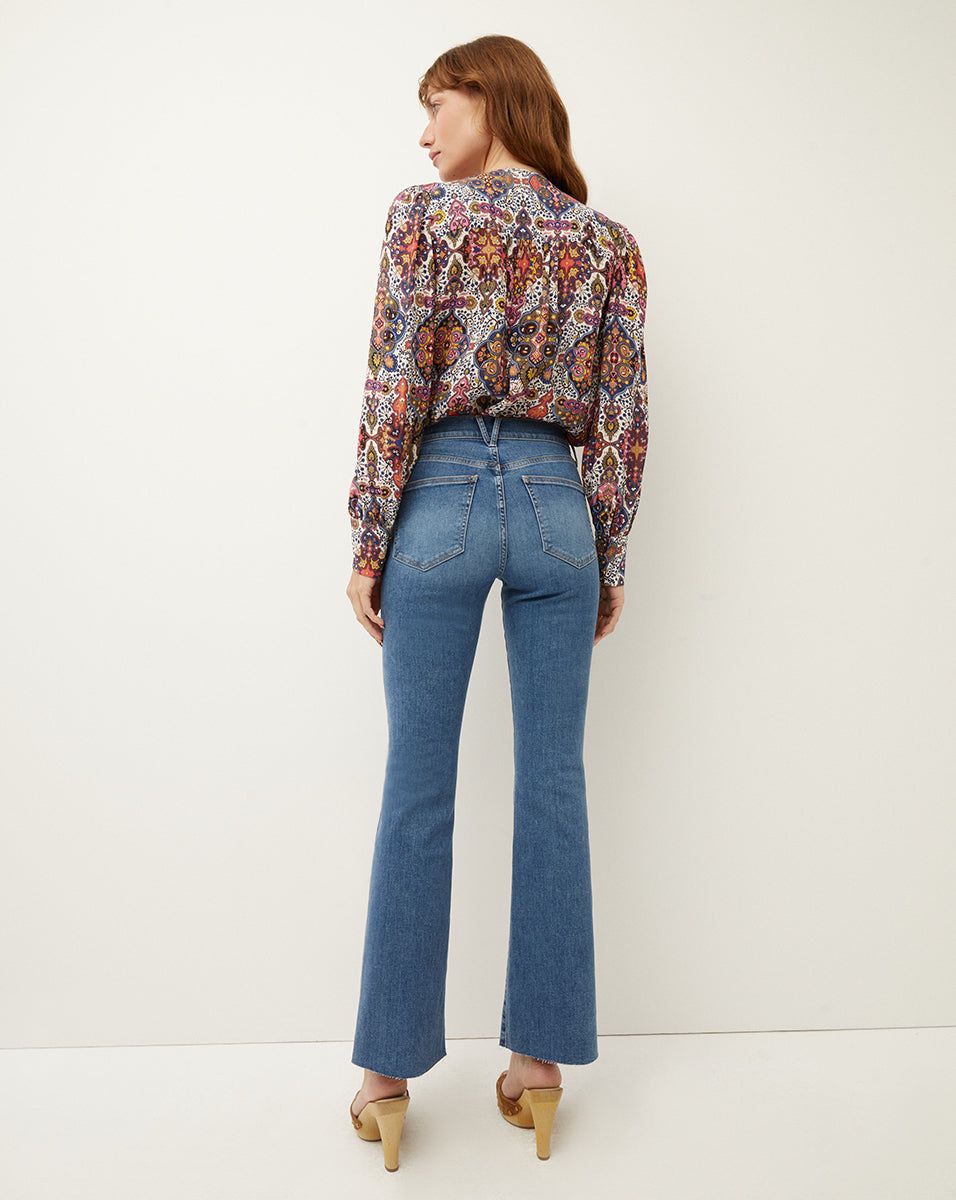 Leena Bootcut Jean | Raw Hem sold by Veronica Beard product image thumbnail 3