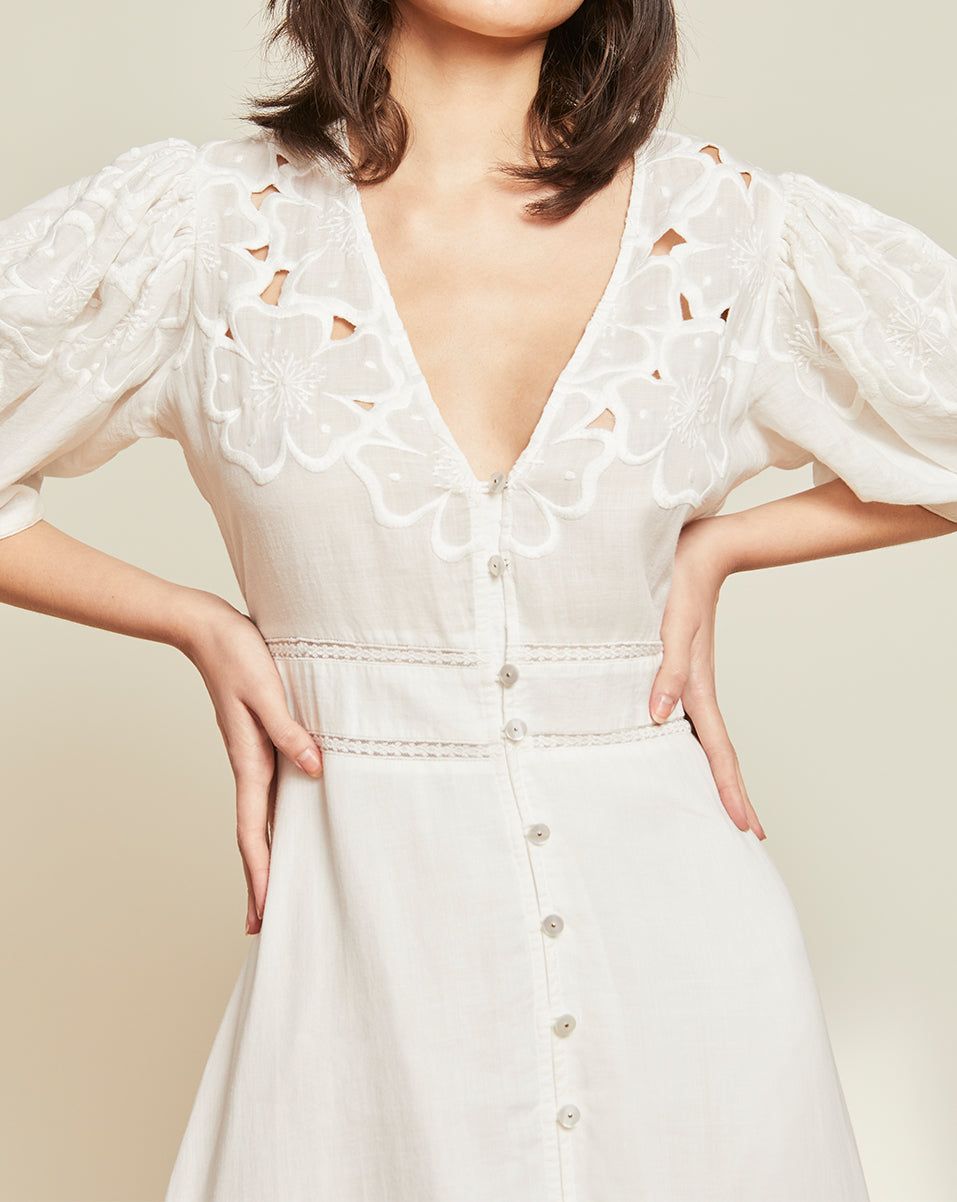 Hope Eyelet Maxi Dress sold by Veronica Beard product image thumbnail 3