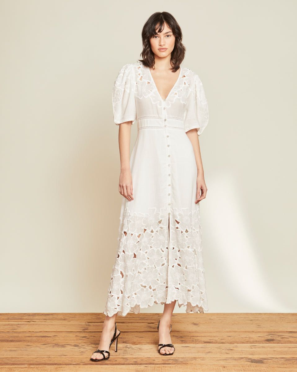 Hope Eyelet Maxi Dress sold by Veronica Beard