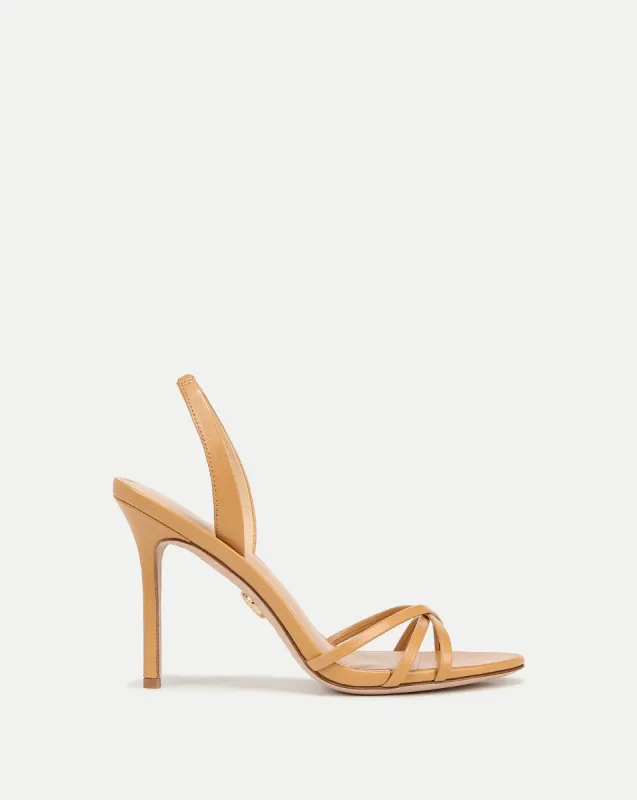 Adelle Leather Sandal sold by Veronica Beard