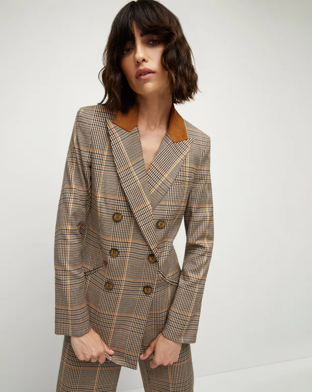 Elvana Plaid Dickey Jacket sold by Veronica Beard