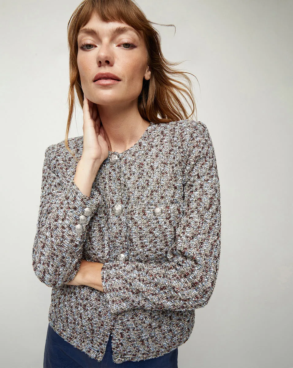 Ferazia Tweed Jacket sold by Veronica Beard product image thumbnail 4