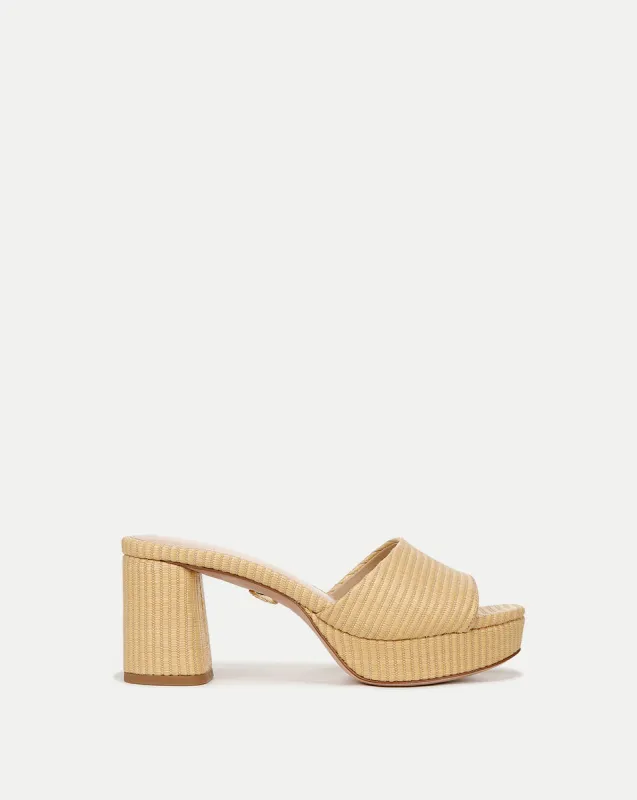 Dali Raffia Platform Sandal sold by Veronica Beard