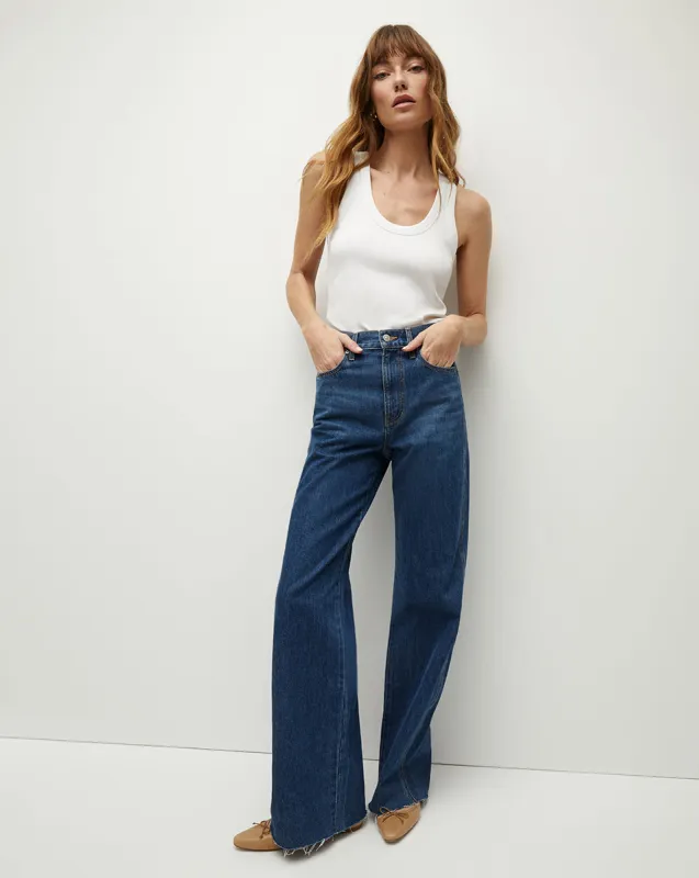 Taylor Wide-Leg Jean sold by Veronica Beard