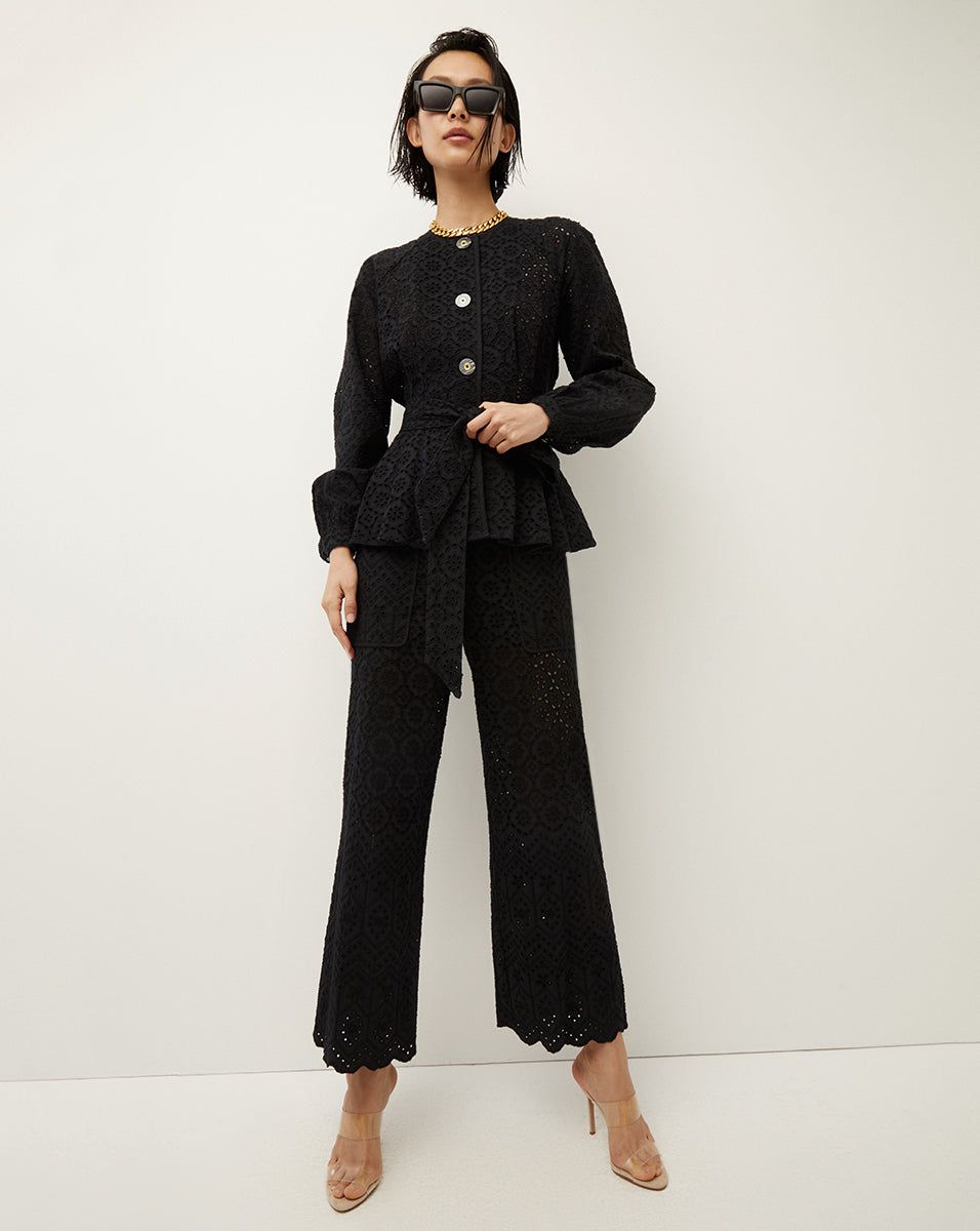 Kapnos Eyelet Jacket sold by Veronica Beard product image thumbnail 2