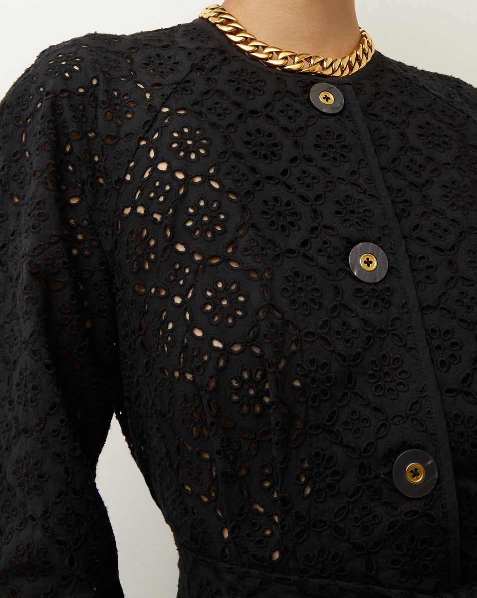 Kapnos Eyelet Jacket sold by Veronica Beard product image thumbnail 3