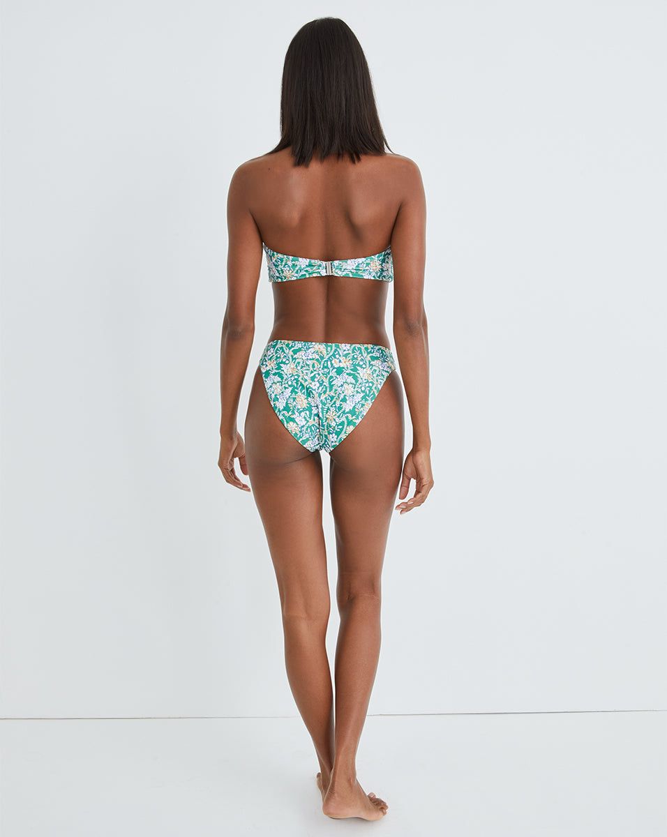 Doyle Floral-Striped Bandeau Top sold by Veronica Beard product image thumbnail 2