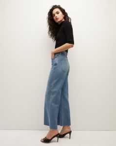 Taylor Cropped Wide-Leg Jean sold by Veronica Beard