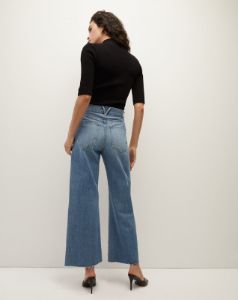 Taylor Cropped Wide-Leg Jean sold by Veronica Beard