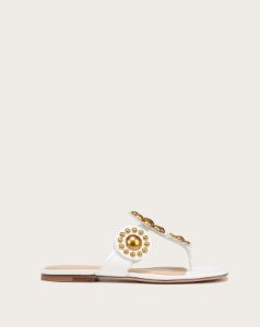 Minari Embellished Flat Sandal sold by Veronica Beard