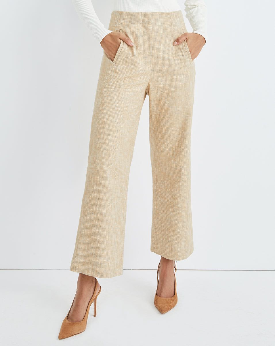 Dova Cropped Wide-Leg Pant sold by Veronica Beard product image thumbnail 2