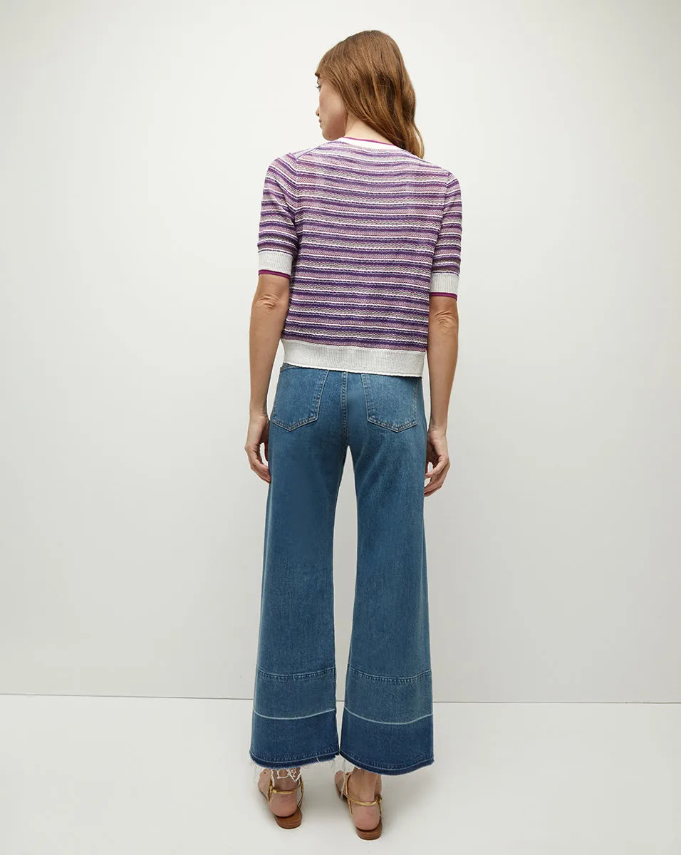 Varia Striped Knit Cardigan sold by Veronica Beard product image thumbnail 5