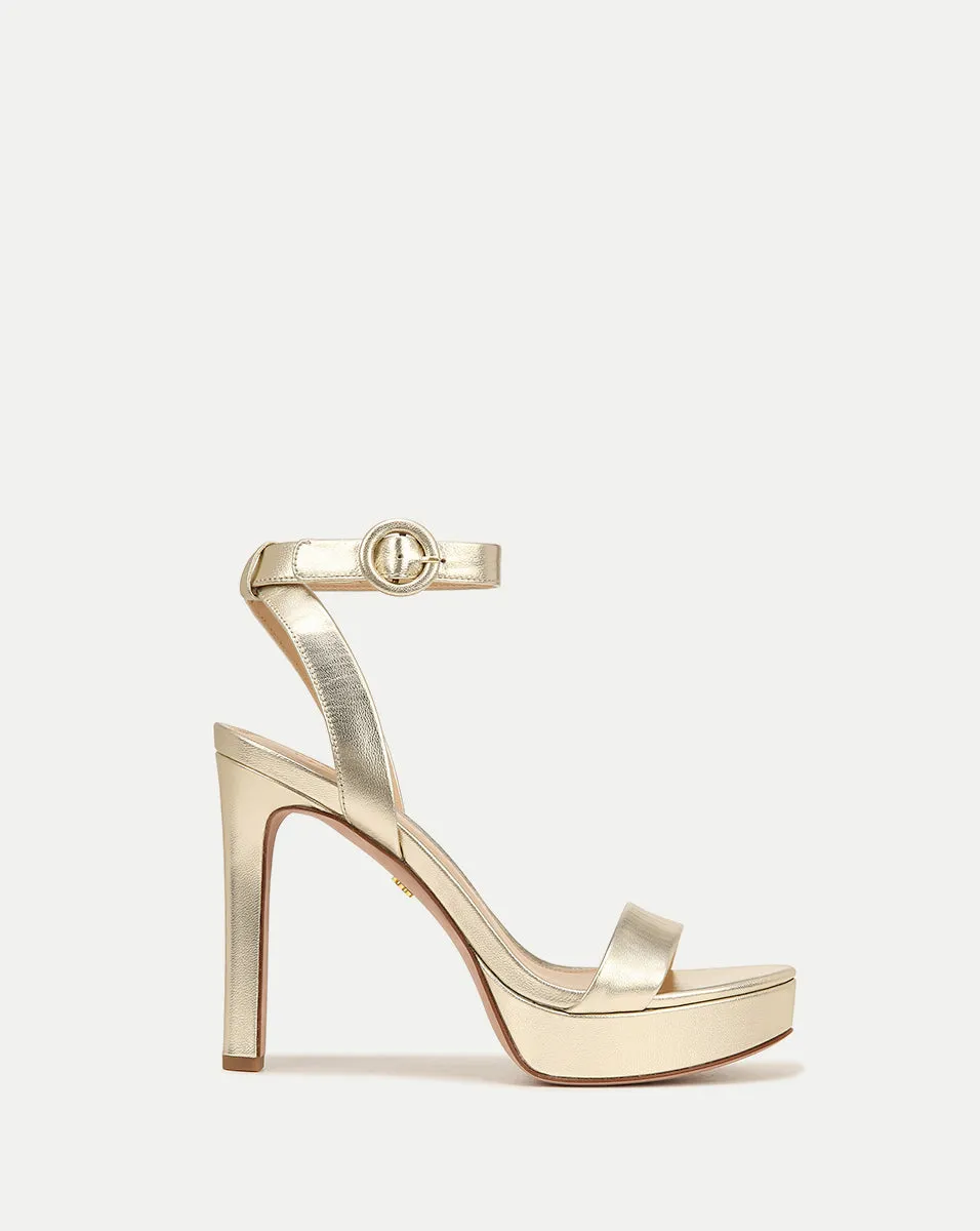 Darcelle Platform-Heel Sandal sold by Veronica Beard