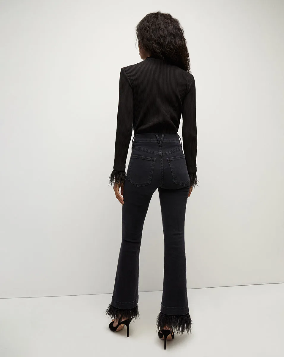 Pierre Feather-Trim Tee sold by Veronica Beard product image thumbnail 4