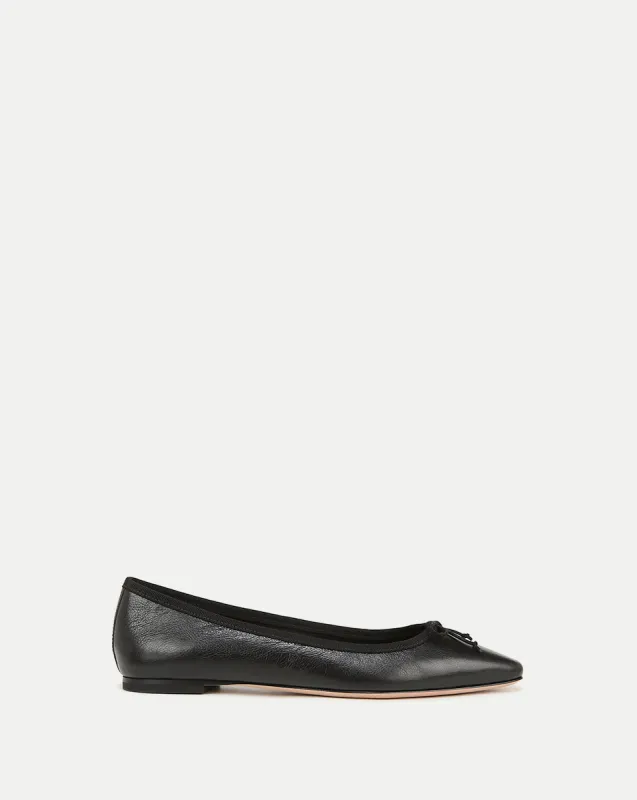 Catherine Leather Ballet Flat sold by Veronica Beard