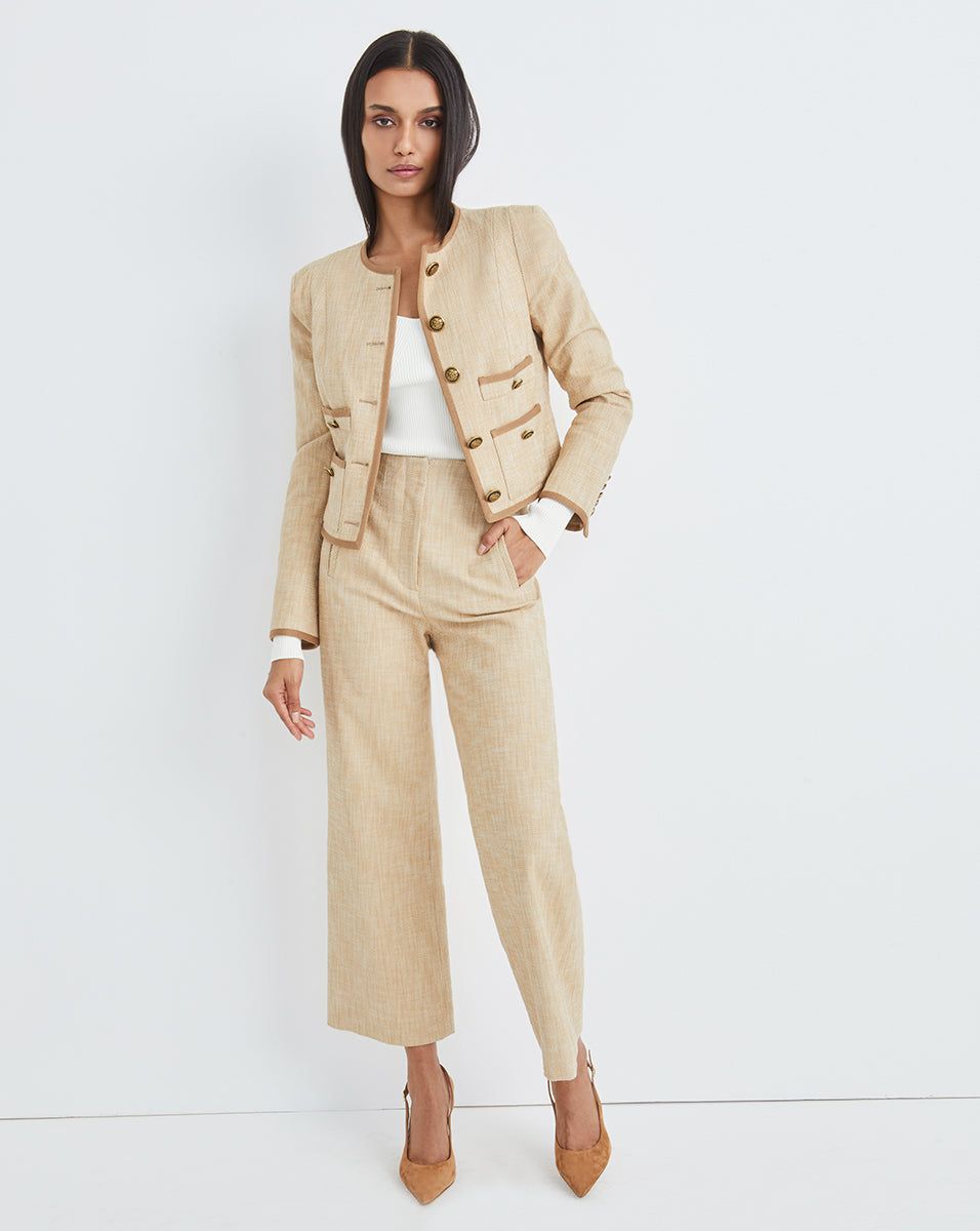 Charisse Textured-Tonal Jacket sold by Veronica Beard product image thumbnail 2