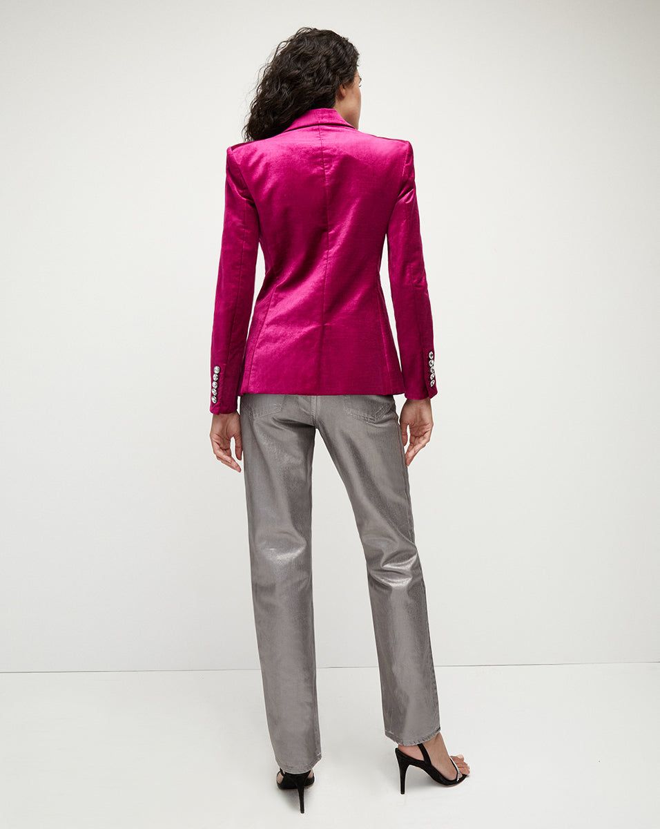 Elam Velvet Dickey Jacket sold by Veronica Beard product image thumbnail 4