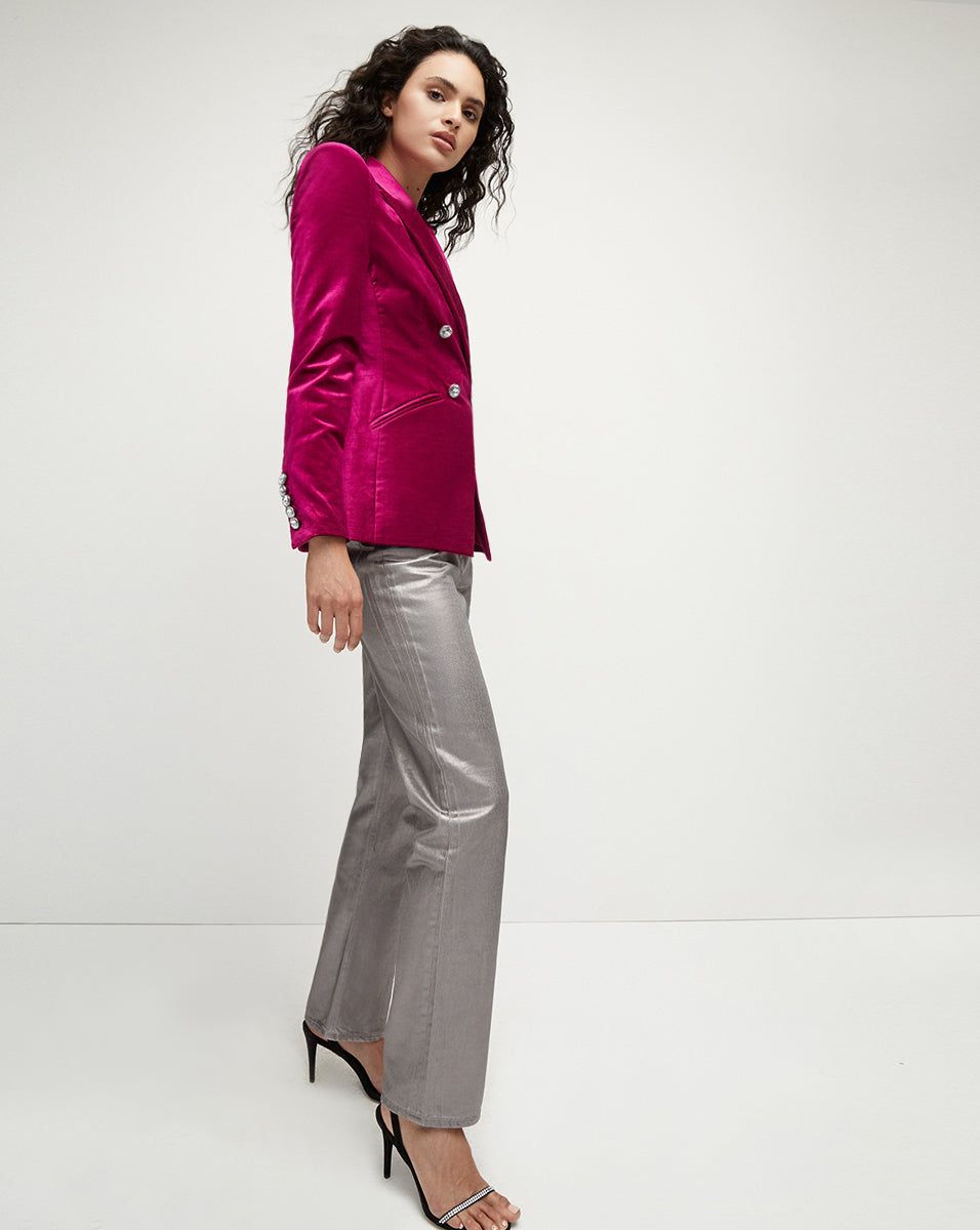 Elam Velvet Dickey Jacket sold by Veronica Beard product image thumbnail 2