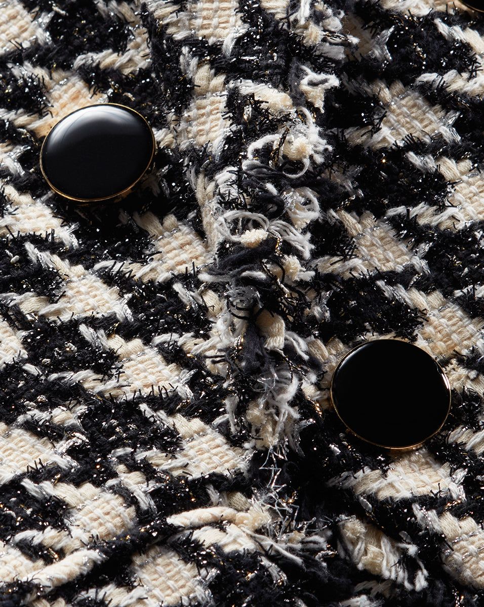 Miller Houndstooth Dickey Jacket sold by Veronica Beard product image thumbnail 3