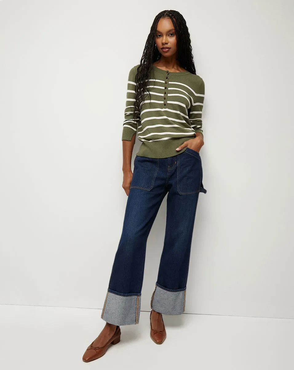 Dianora Striped Knit Top sold by Veronica Beard product image thumbnail 2