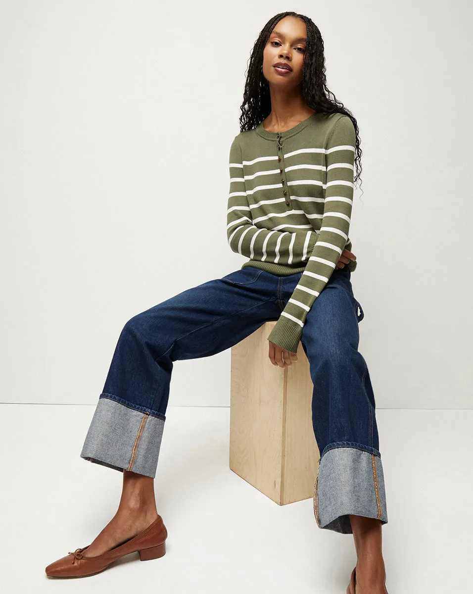 Dianora Striped Knit Top sold by Veronica Beard product image thumbnail 3