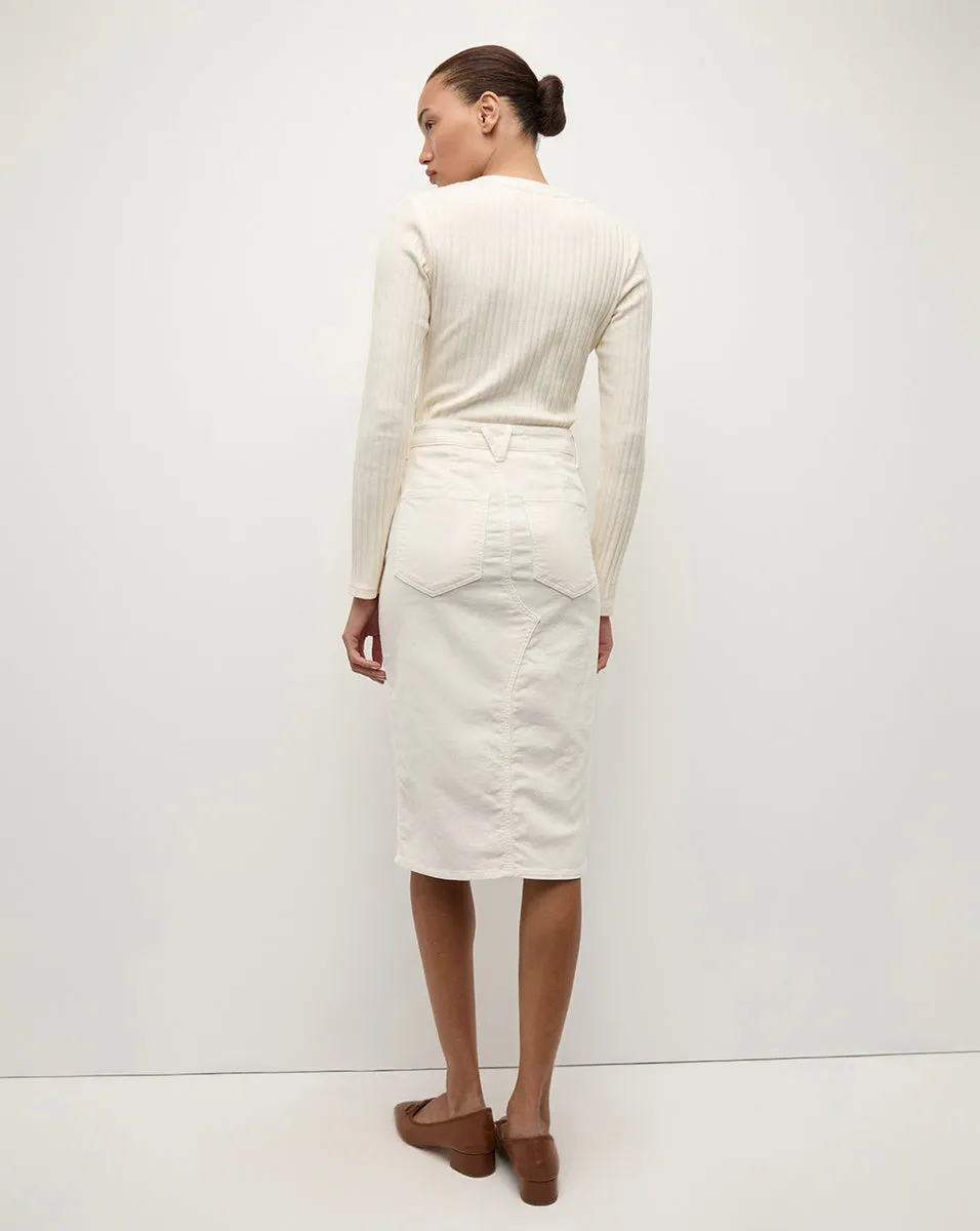 Breves Corduroy Skirt sold by Veronica Beard product image thumbnail 5