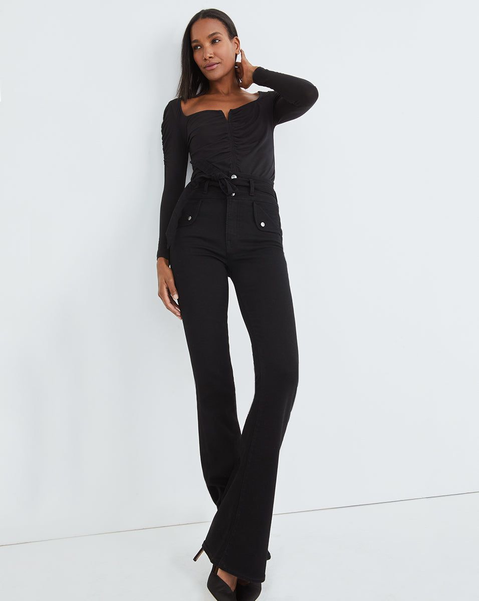 Priyanka Ruched Top sold by Veronica Beard product image thumbnail 2