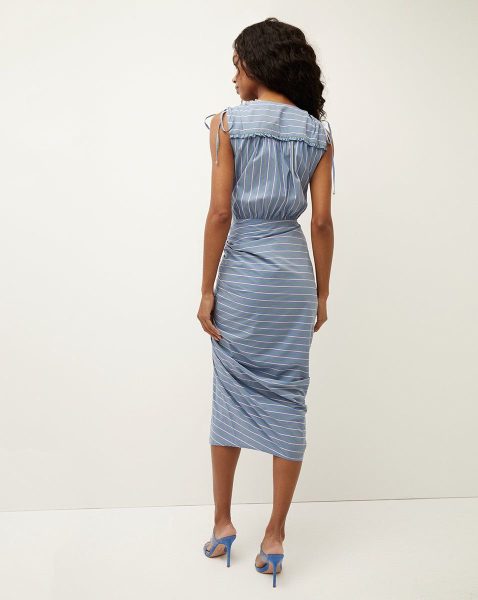 Teagan Striped Dress sold by Veronica Beard product image thumbnail 4