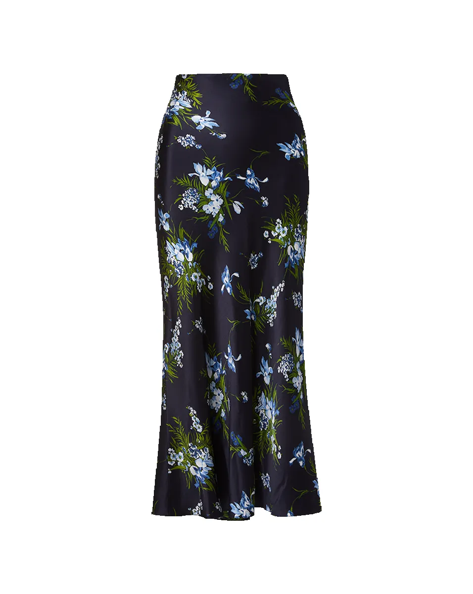 Clover Stretch-Silk Skirt sold by Veronica Beard product image thumbnail 5