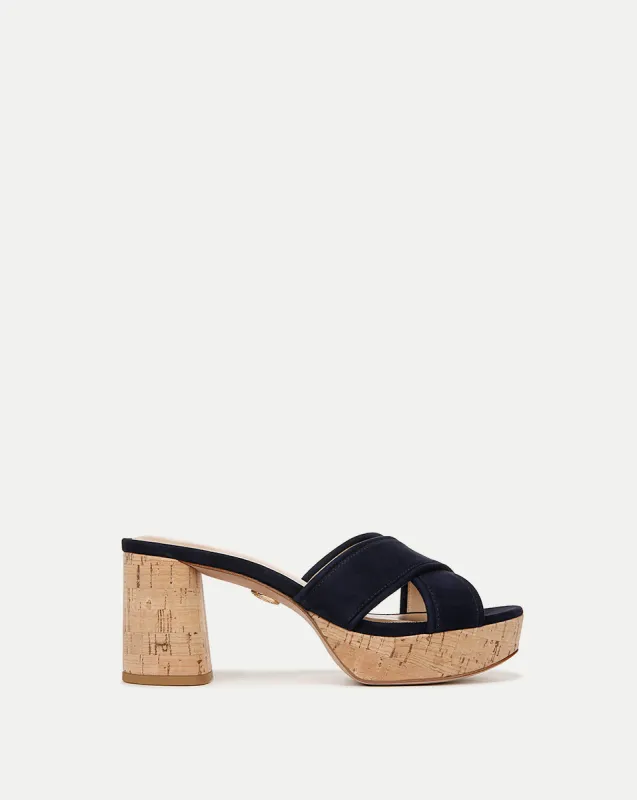 Dory Block-Heel Sandal sold by Veronica Beard
