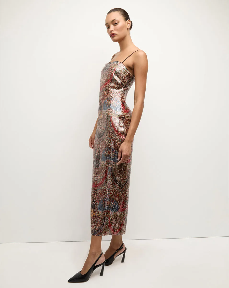 Leda Sequin Dress sold by Veronica Beard product image thumbnail 3