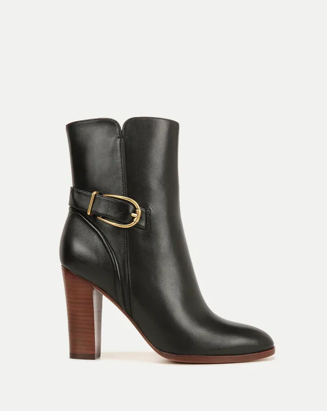 Viv Leather Ankle Bootie sold by Veronica Beard