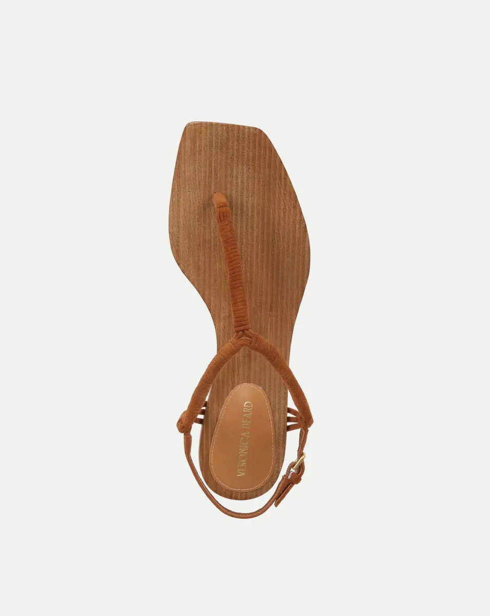 Amelia T-Strap Suede Sandal sold by Veronica Beard product image thumbnail 3