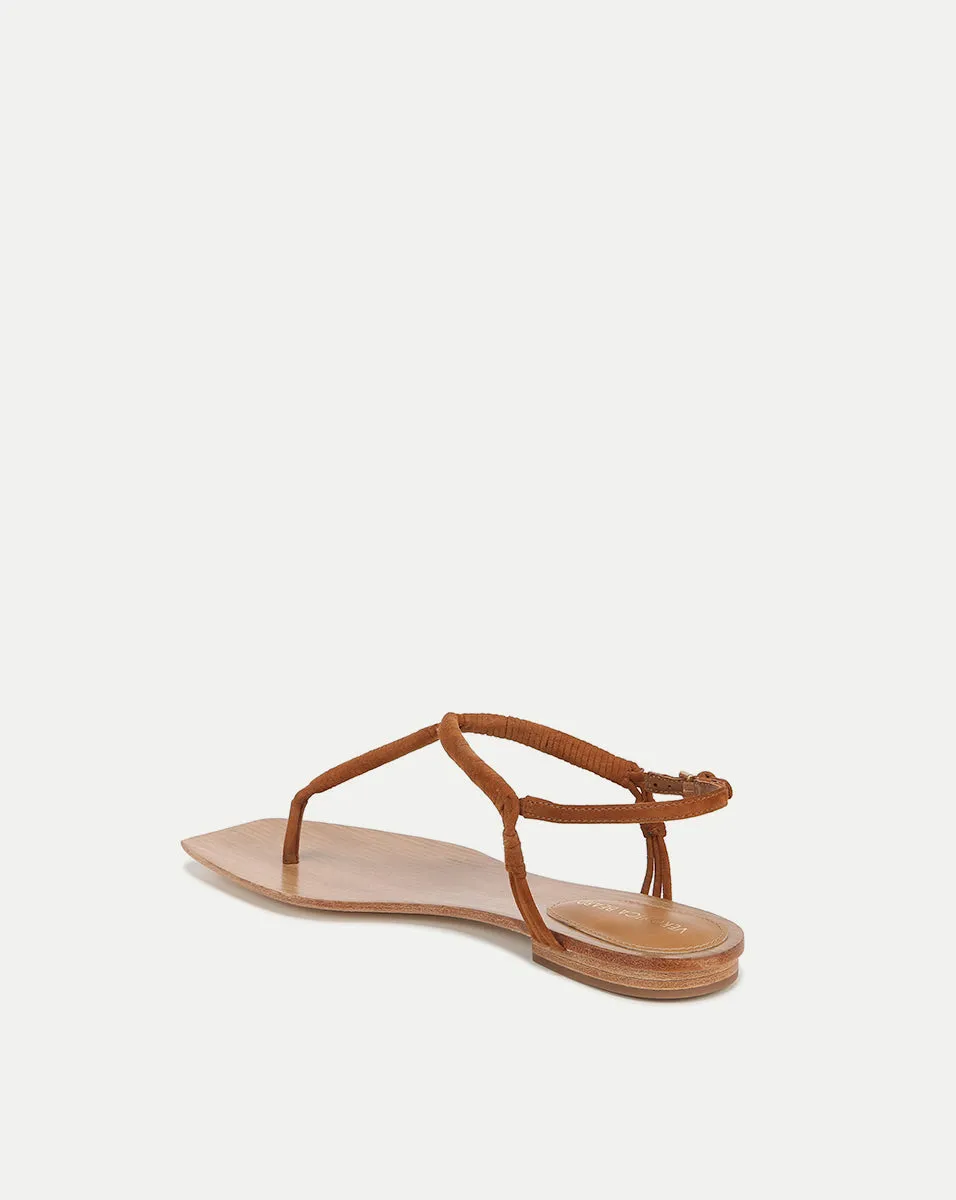 Amelia T-Strap Suede Sandal sold by Veronica Beard product image thumbnail 4