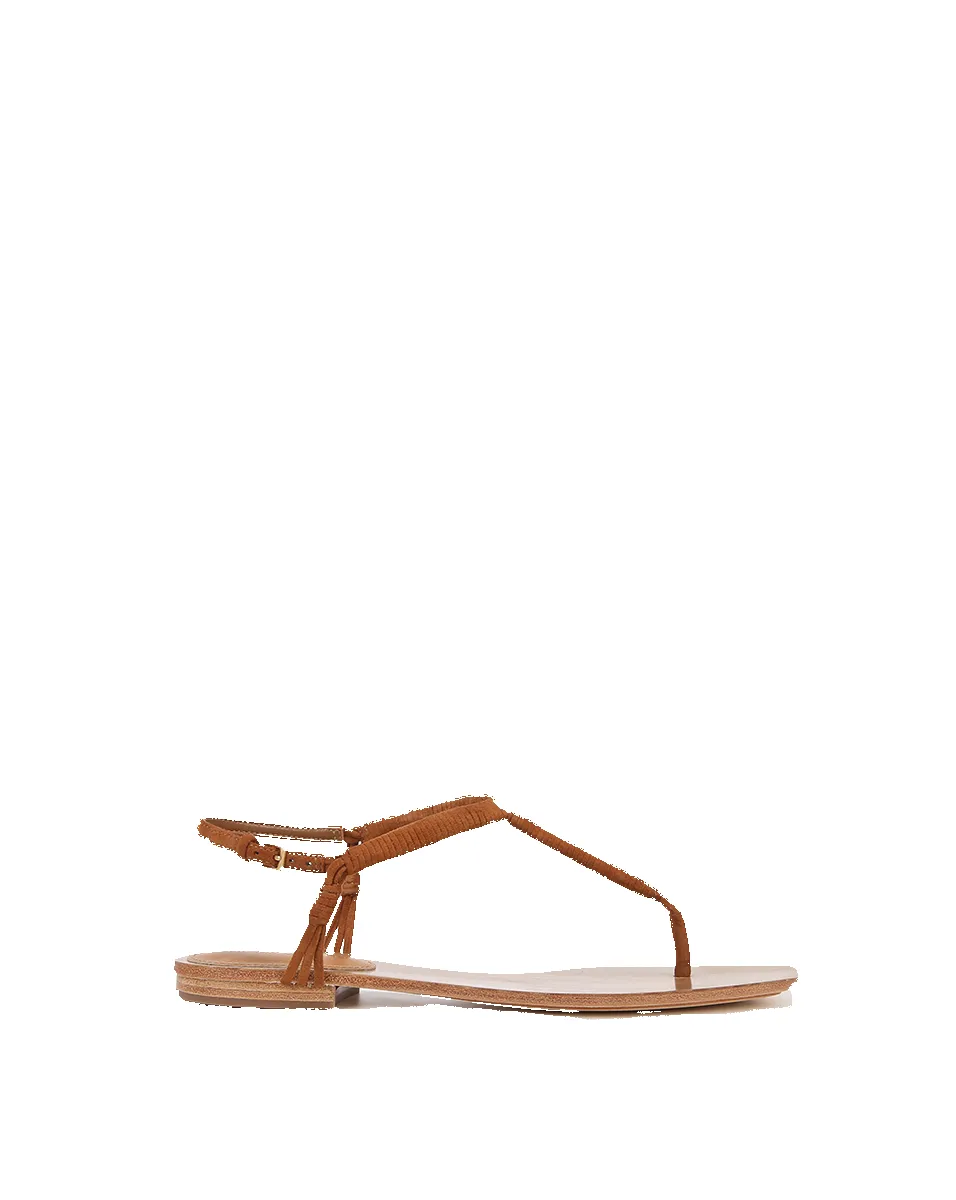 Amelia T-Strap Suede Sandal sold by Veronica Beard product image thumbnail 5