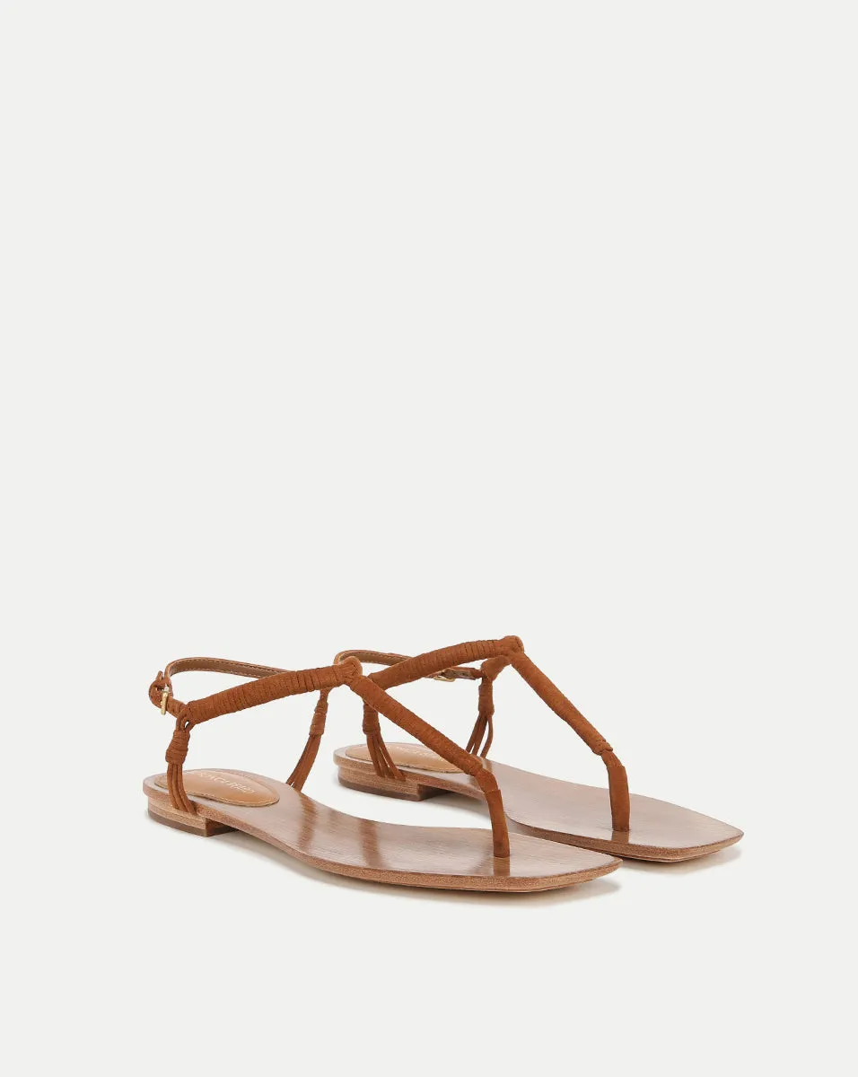 Amelia T-Strap Suede Sandal sold by Veronica Beard product image thumbnail 2