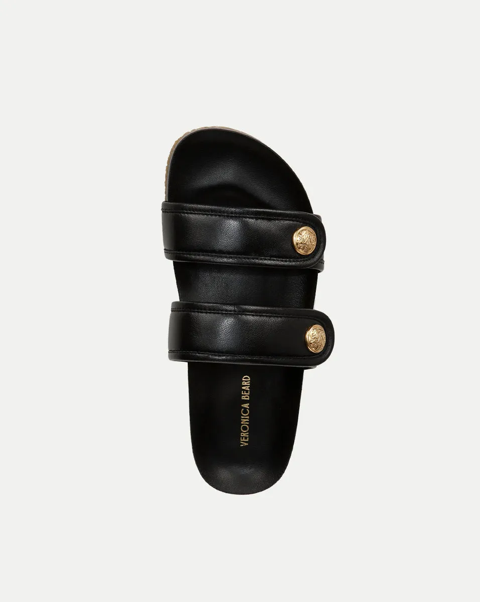 Percey Leather Slide Sandal sold by Veronica Beard product image thumbnail 3