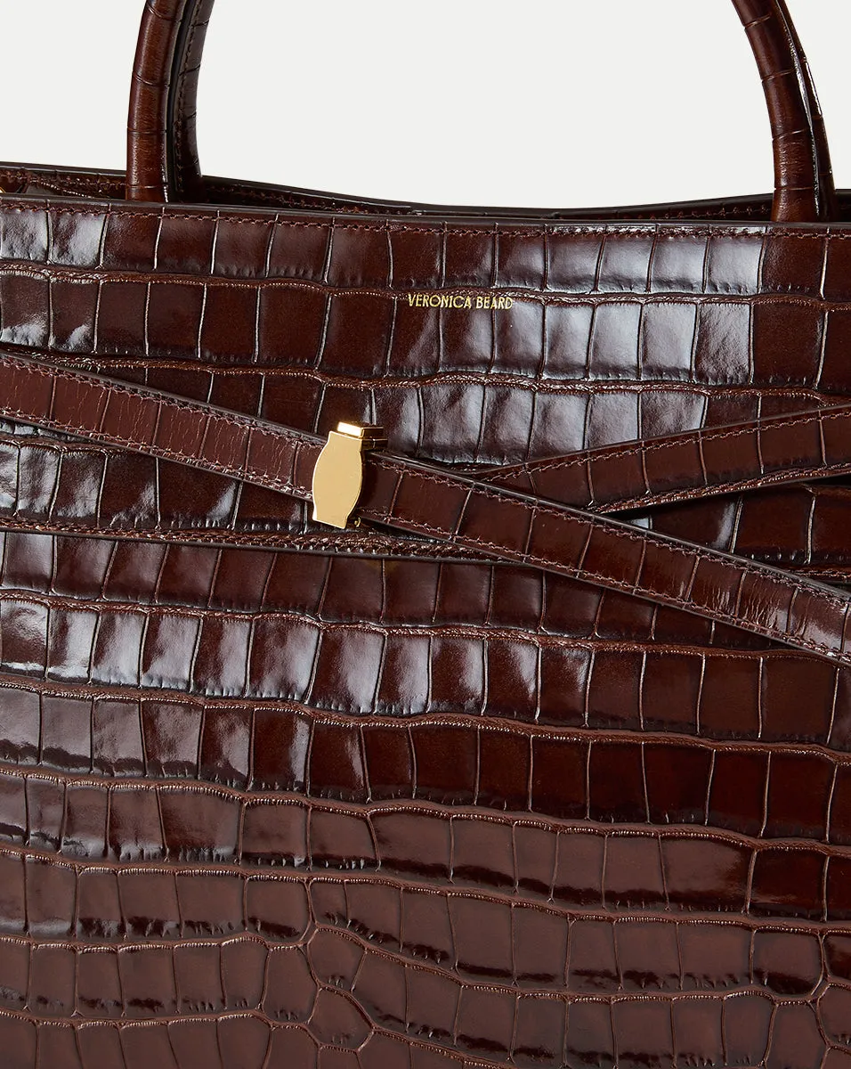 Large Croc-Embossed Veronica Beard Dash Bag sold by Veronica Beard product image thumbnail 2