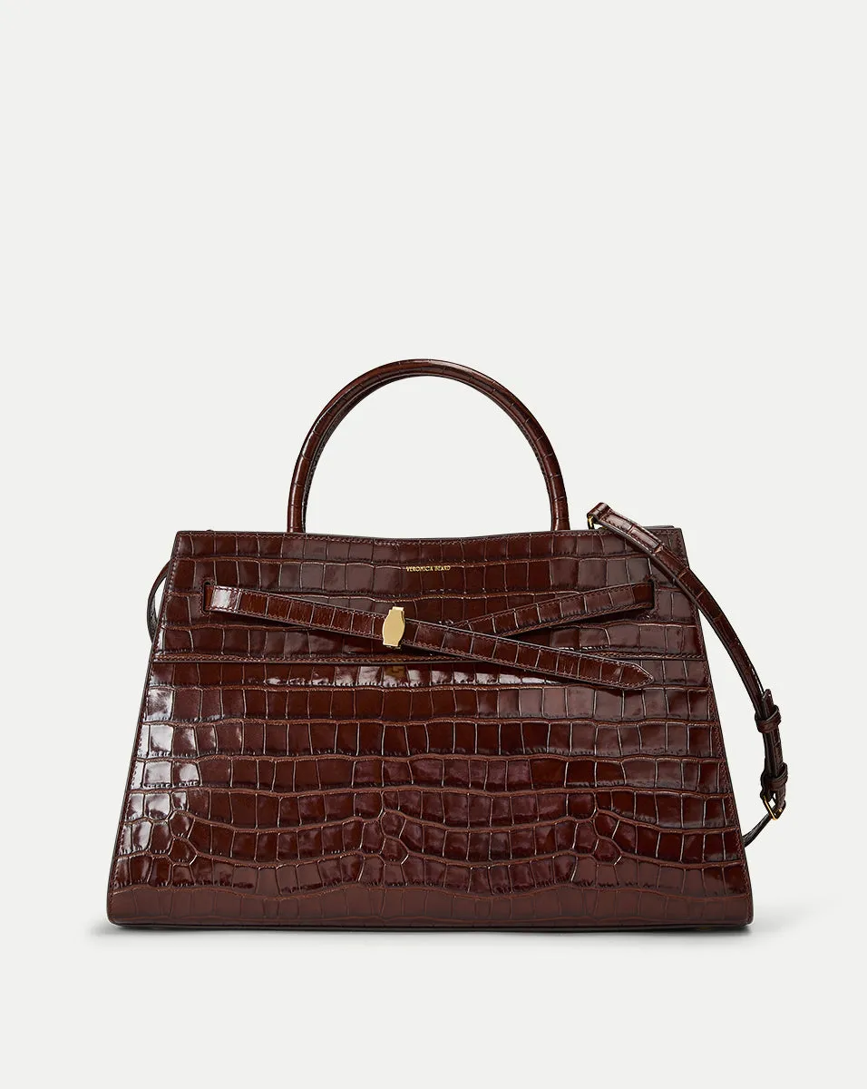 Large Croc-Embossed Veronica Beard Dash Bag sold by Veronica Beard