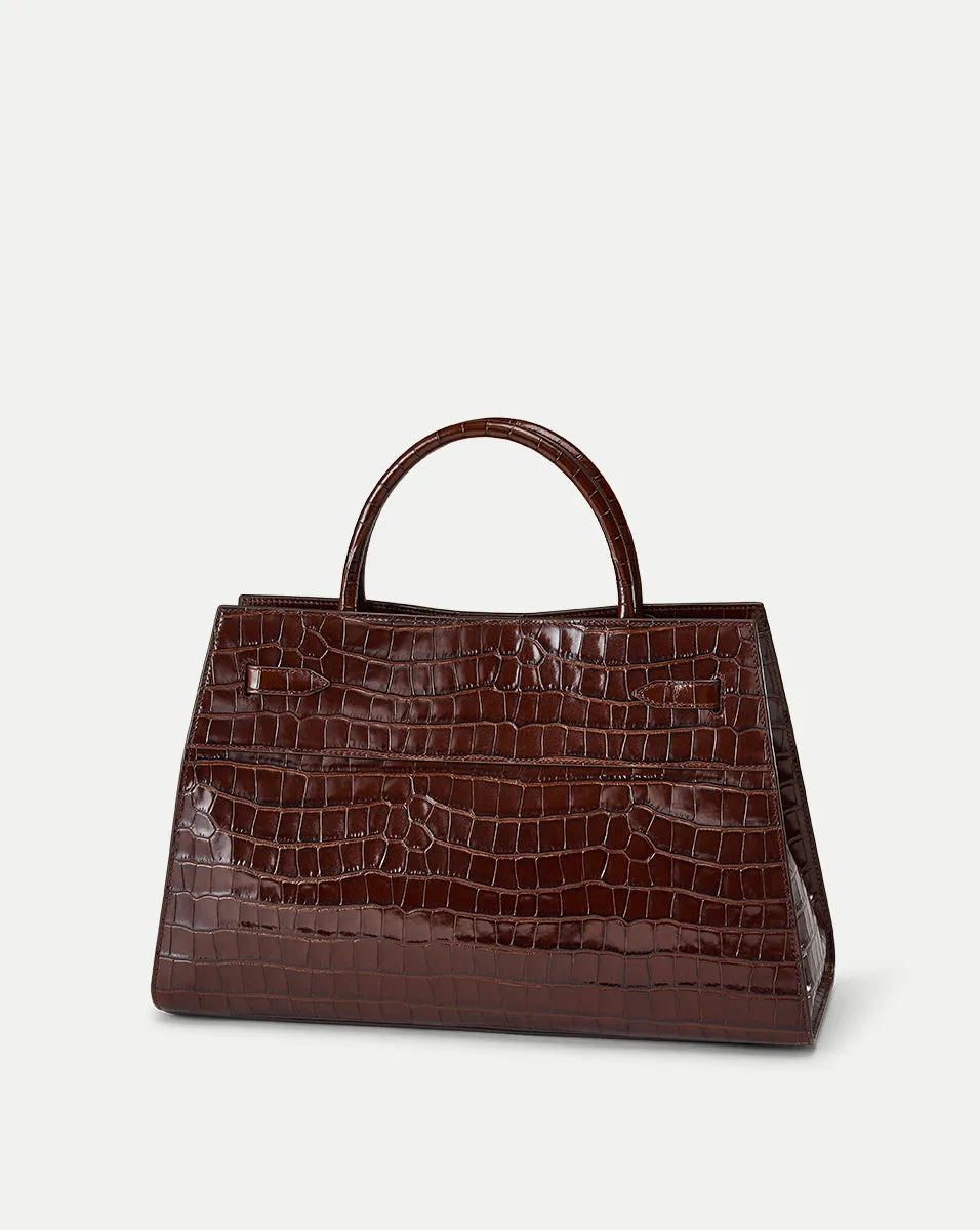 Large Croc-Embossed Veronica Beard Dash Bag sold by Veronica Beard product image thumbnail 4