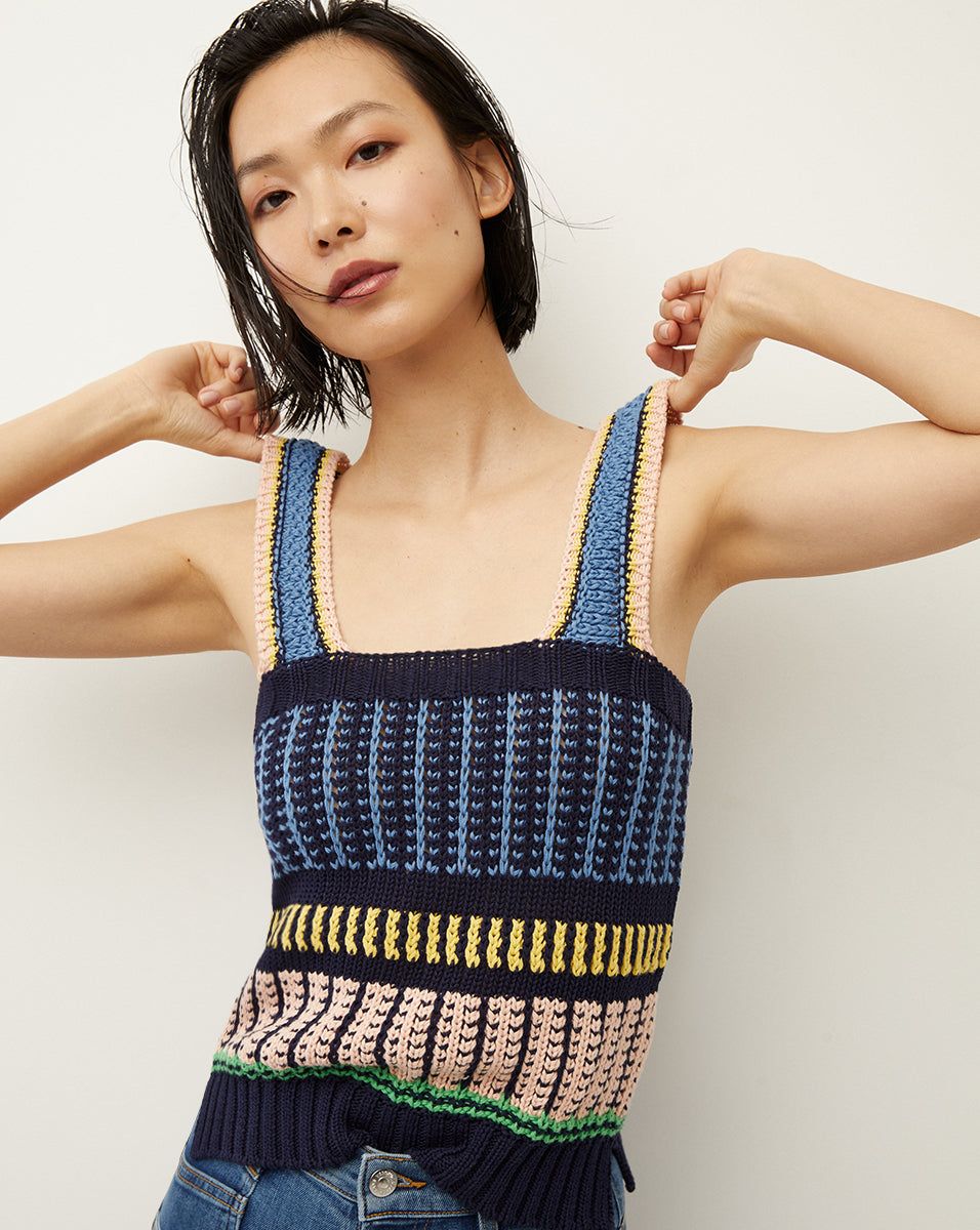Voya Knit Tank sold by Veronica Beard