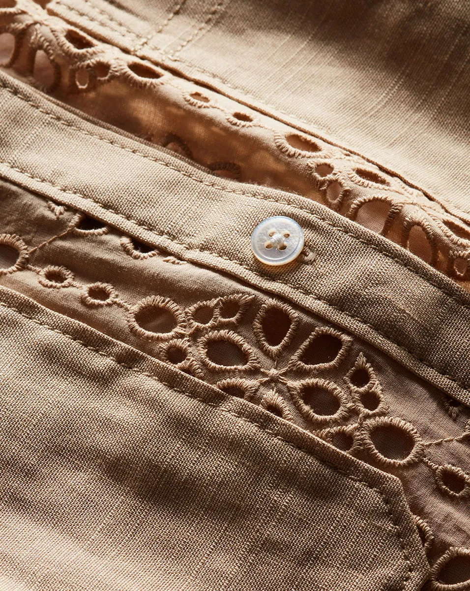 Aderes Cotton Eyelet Shirt sold by Veronica Beard product image thumbnail 2
