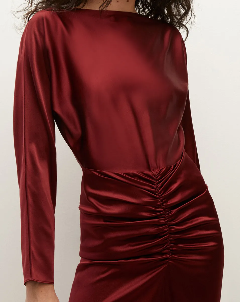 Sabri Stretch-Silk Charmeuse Dress sold by Veronica Beard product image thumbnail 3