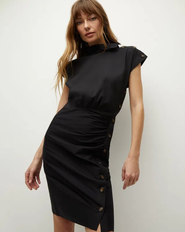 Arabel Poplin Asymmetrical Dress sold by Veronica Beard