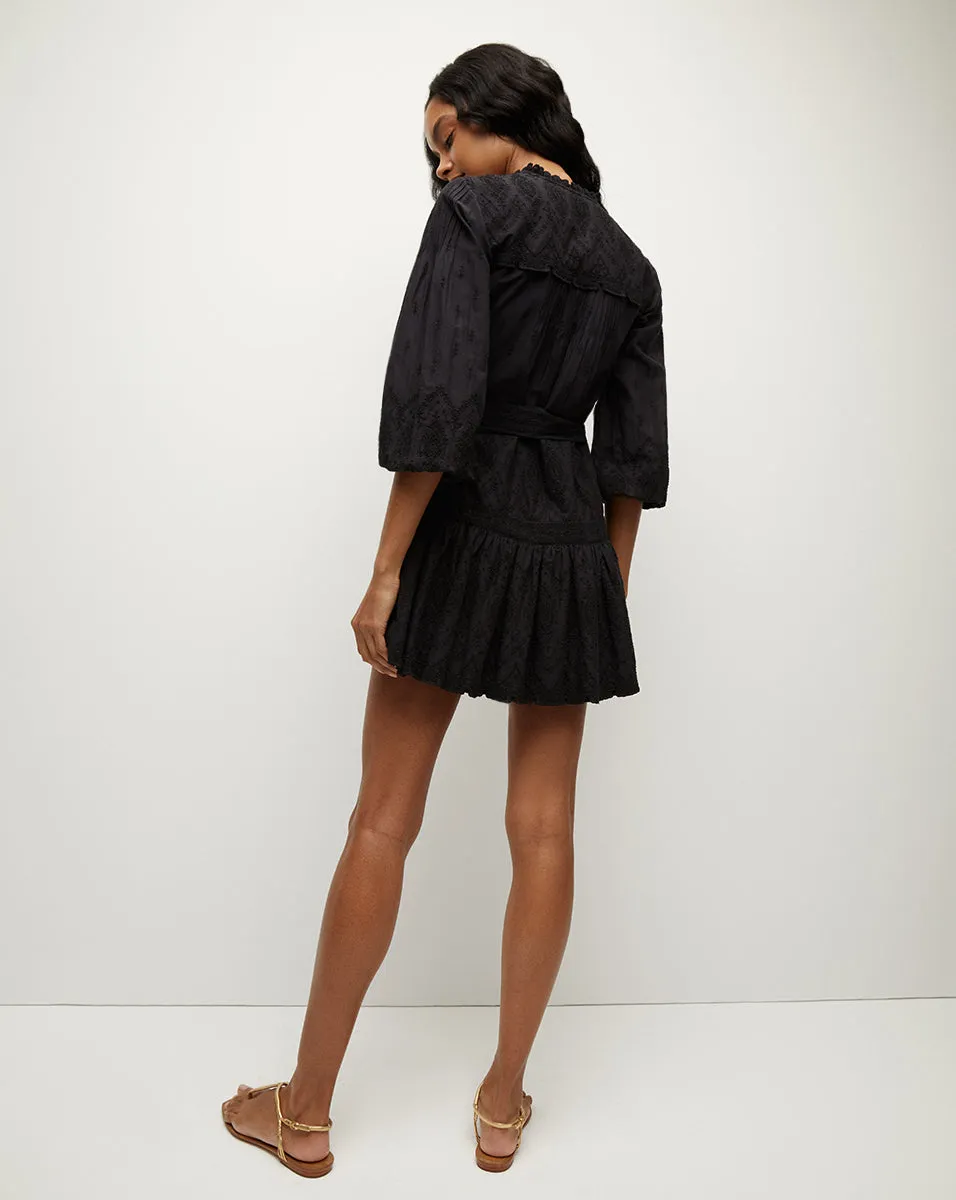 Chrisjen Cotton Eyelet Dress sold by Veronica Beard product image thumbnail 4