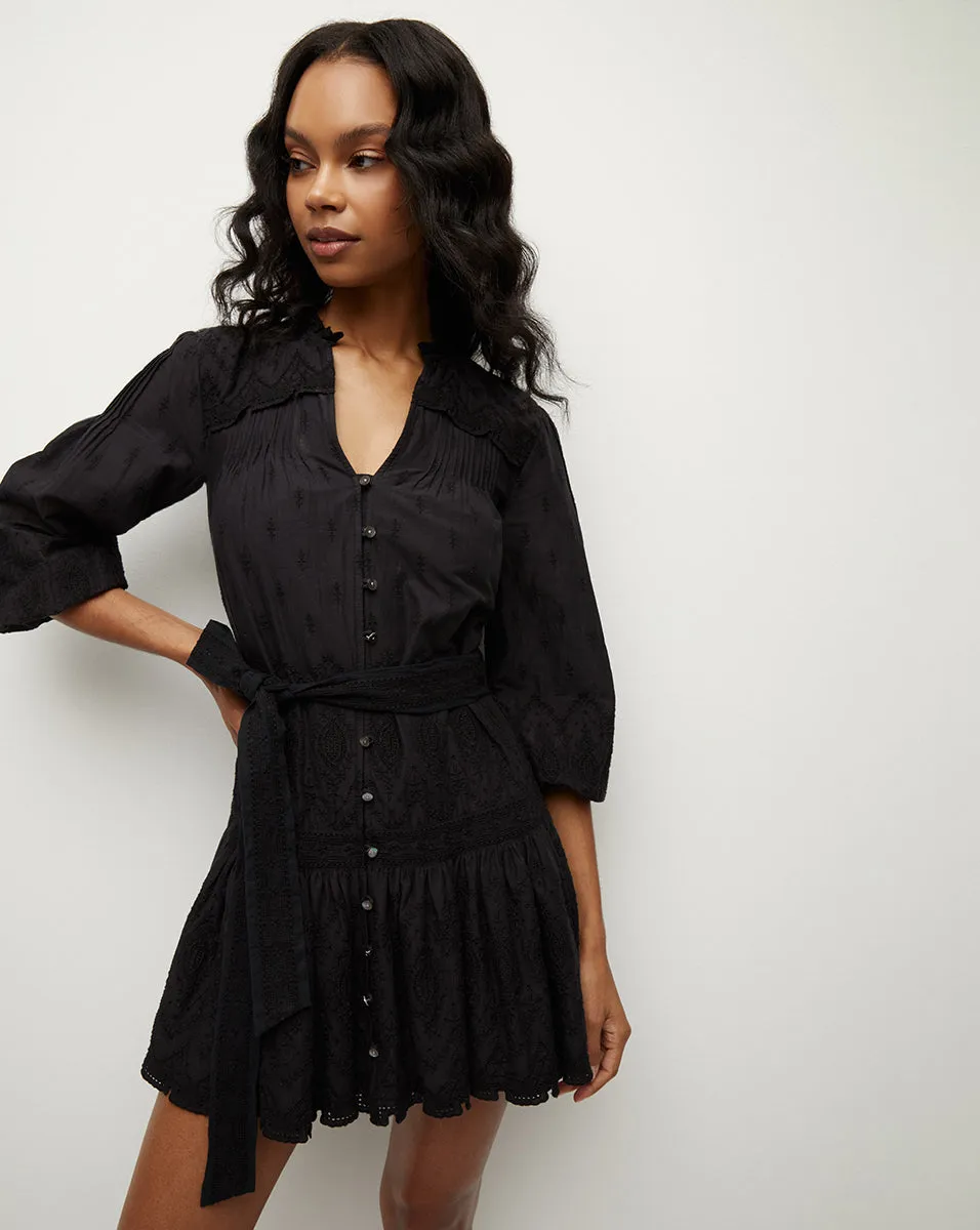 Chrisjen Cotton Eyelet Dress sold by Veronica Beard